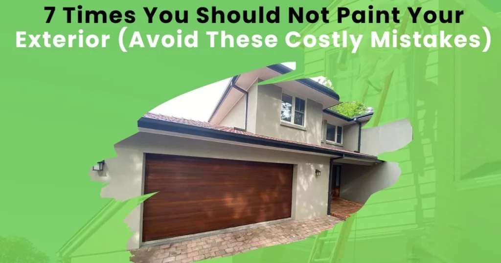 What Are Special Paint Effects 3 When NOT to Paint Exterior (Avoid Costly Mistakes)
